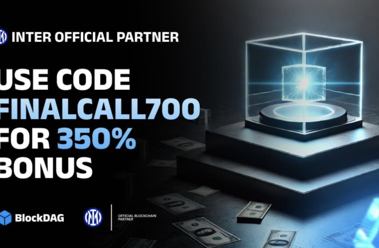Late to BlockDAG? Its FINALCALL700 350% Bonus The Only Way to Catch Up! XRP & Ethereum Inflows Rise