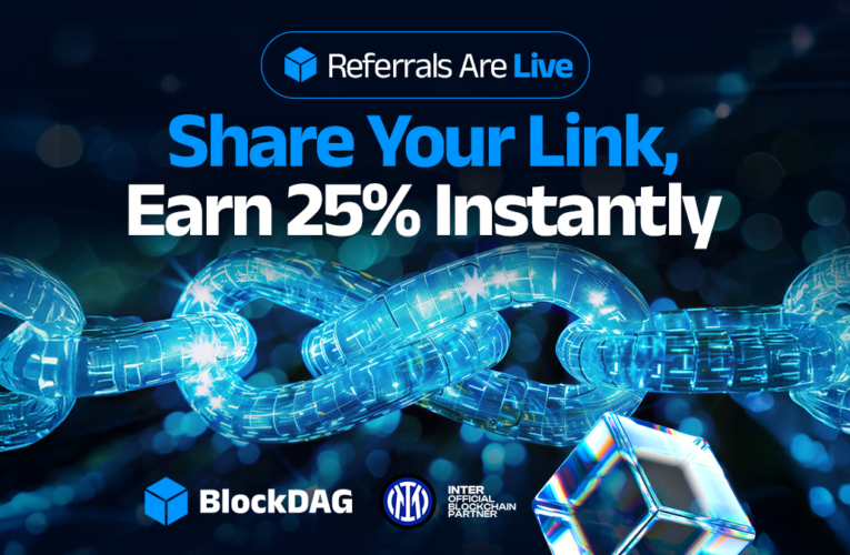 Dogecoin Bullish Momentum Builds, Solana Stalls & BlockDAG Holders Earn 25% Extra Coins By Just Sharing a Referral Link!