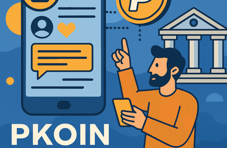 Pkoin: Powering Decentralized Social Media and Beyond