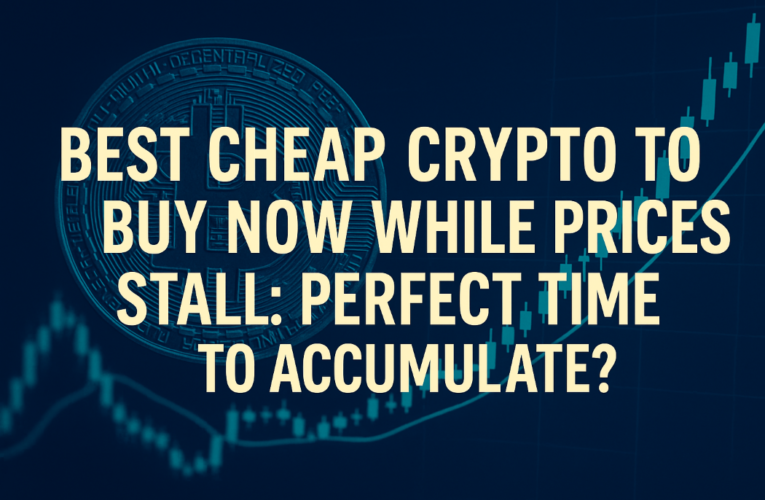 Best Cheap Crypto to Buy Now While Prices Stall: Perfect Time to Accumulate?