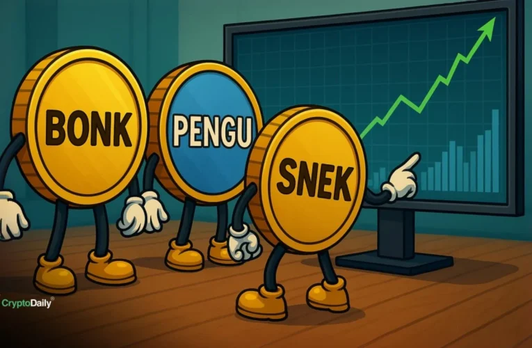 Bonk (BONK), Pudgy Penguins (PENGU), and Snek (SNEK) Dominate Memecoin Surge: Price Analysis
