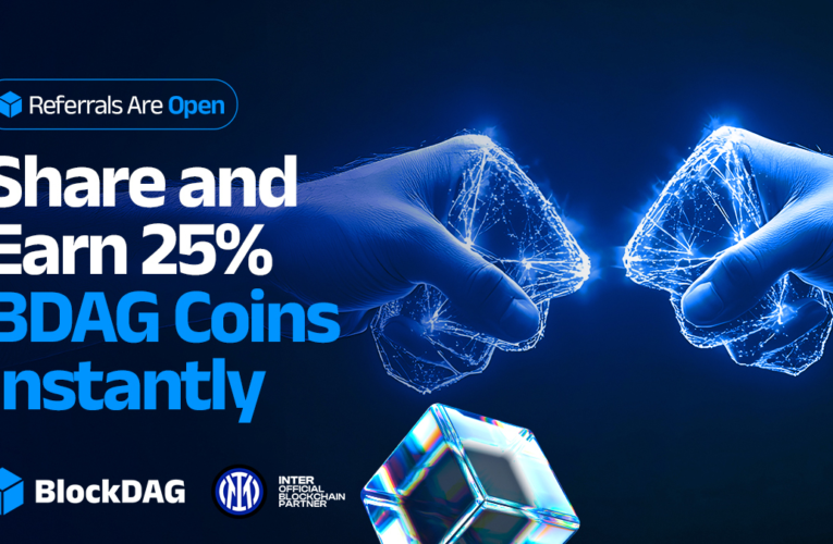 BlockDAG Rewards the Community with 25% for Every Referral, While Hedera Bulls & Algorand Whales Push Higher