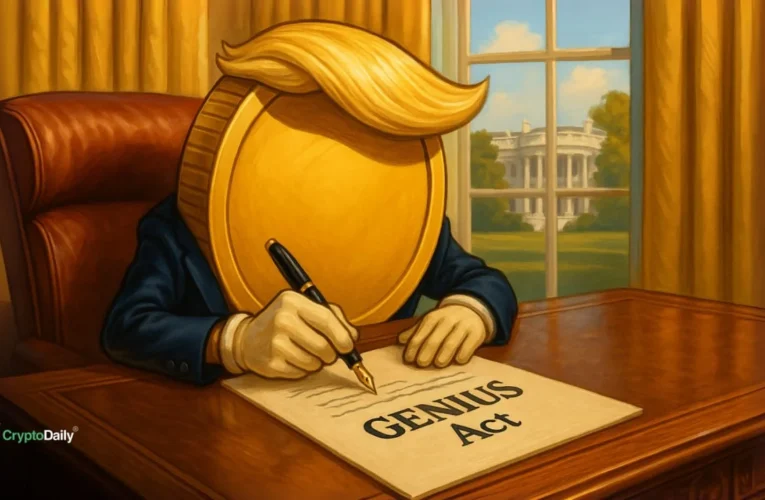 Crypto Set For Mainstream Adoption As President Trump Signs GENIUS Act