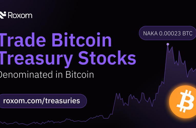 Roxom Announces Launch of Bitcoin-Denominated Stock Exchange