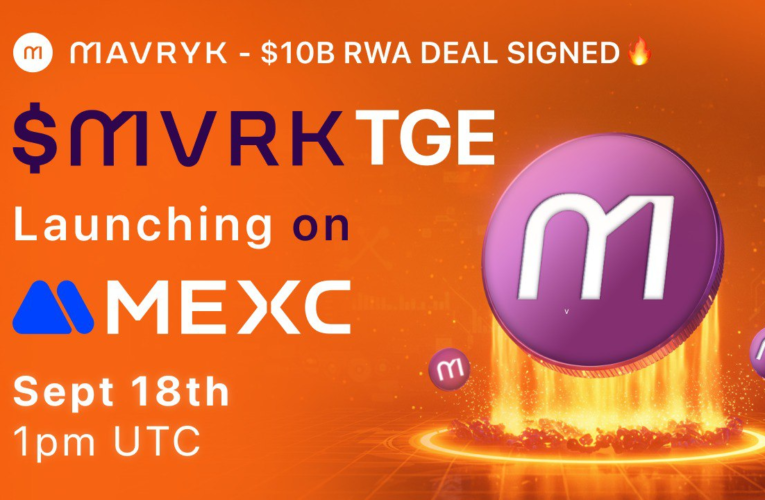 Mavryk Network to Launch Native $MVRK Token on MEXC Exchange