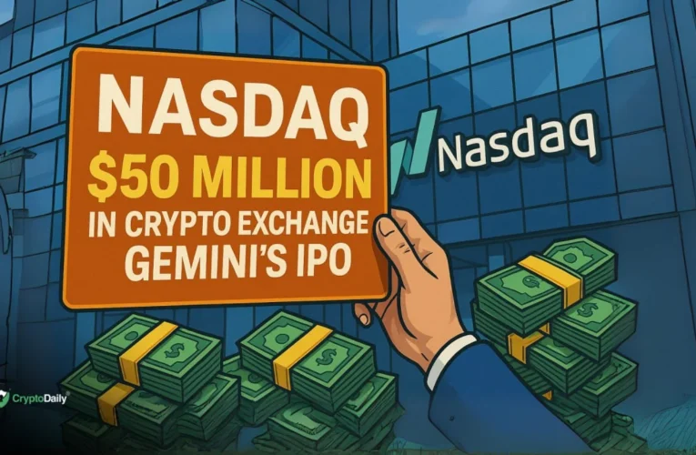 Gemini IPO Gets Major Boost as Nasdaq Commits $50M